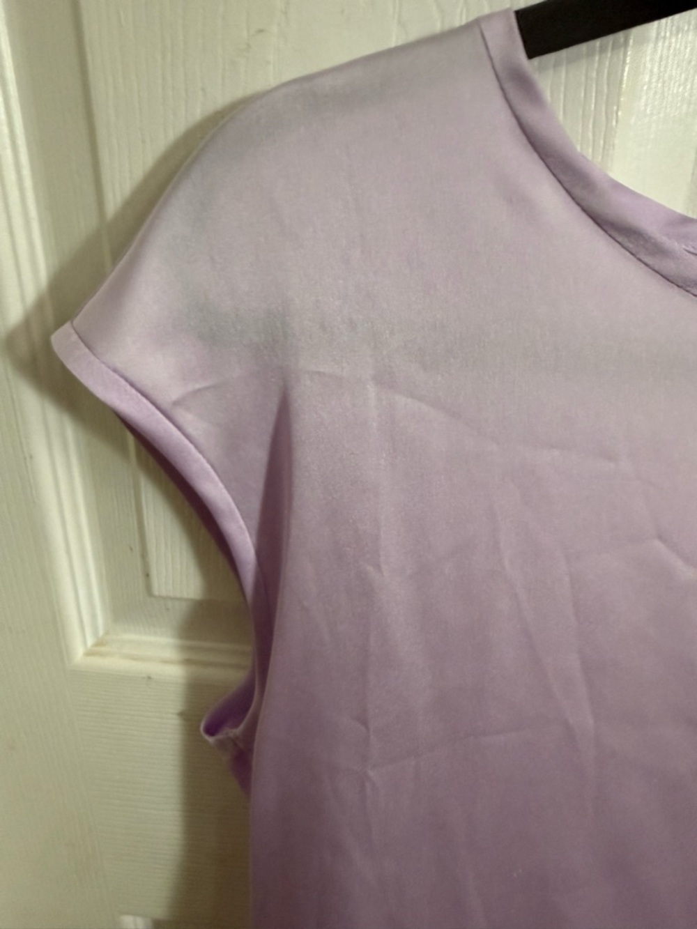 Banana Republic Lavender Cap-Sleeve Blouse - Picture 4 of 6